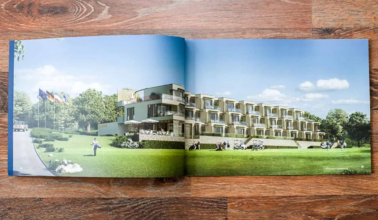 Broschüre mit Klebebindung Broschüre Klebebindung