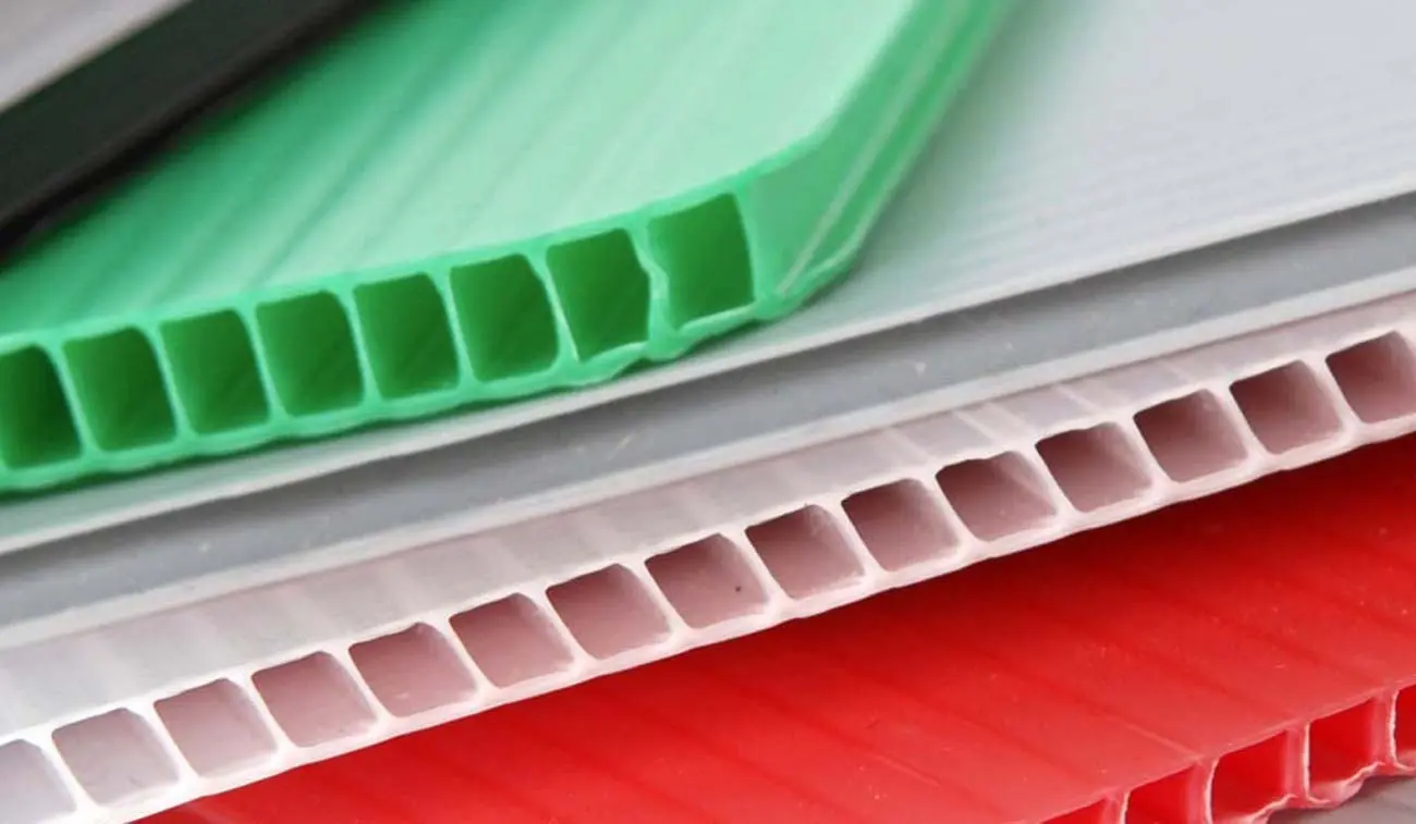 Faltschild Material Hohlkammerplatten Hohlkammerplatte