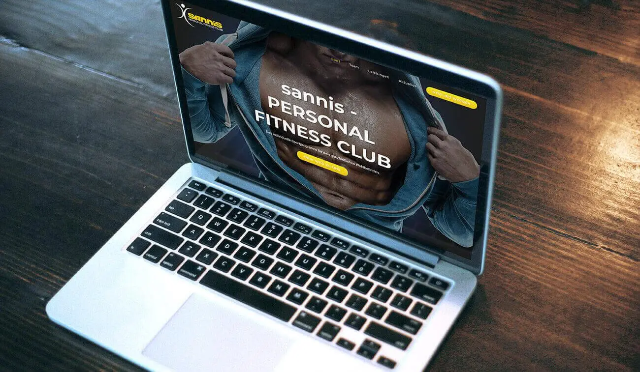 Homepage Webdesign Homepage Webdesign Fitness Club