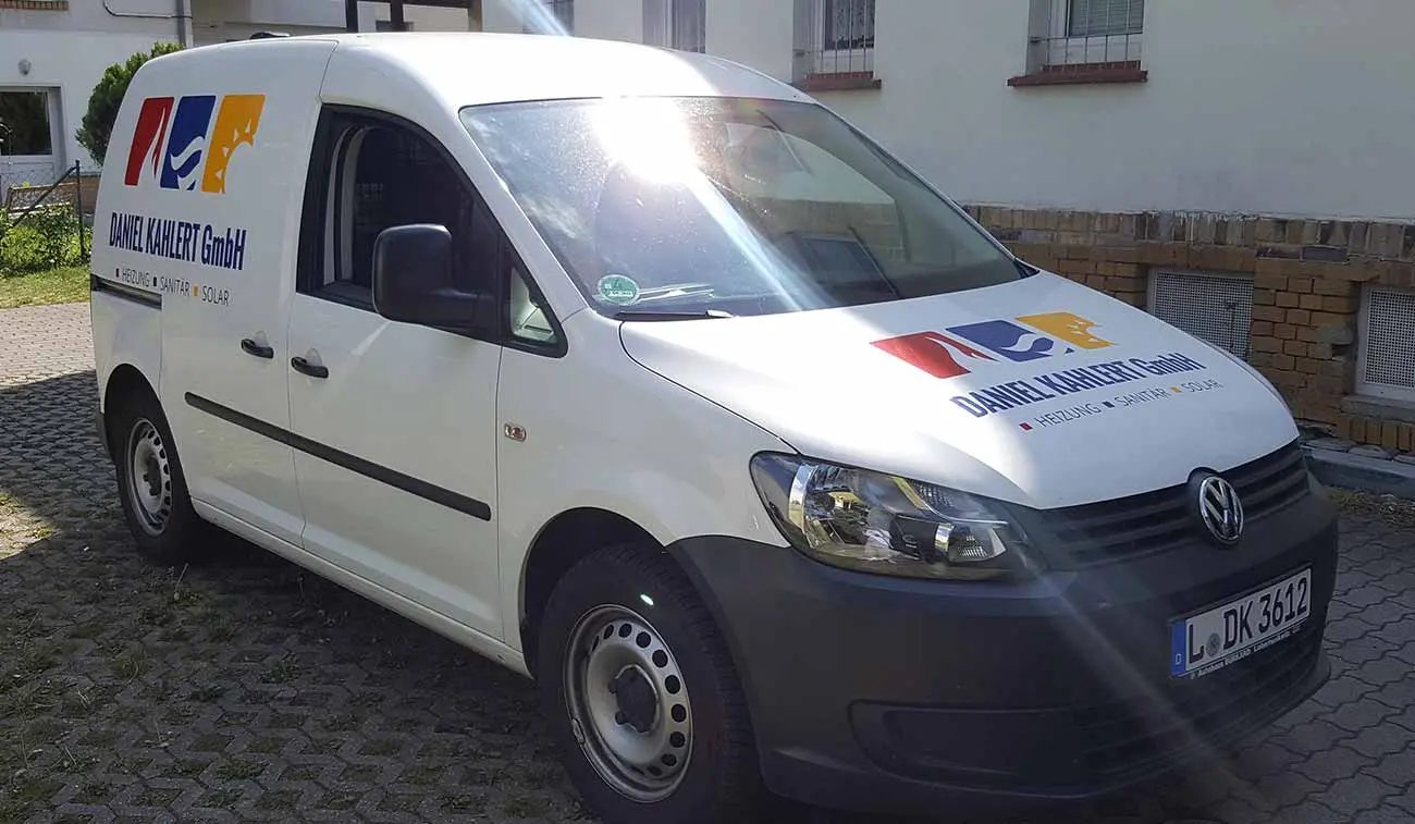 Transporterbeschriftung VW Caddy