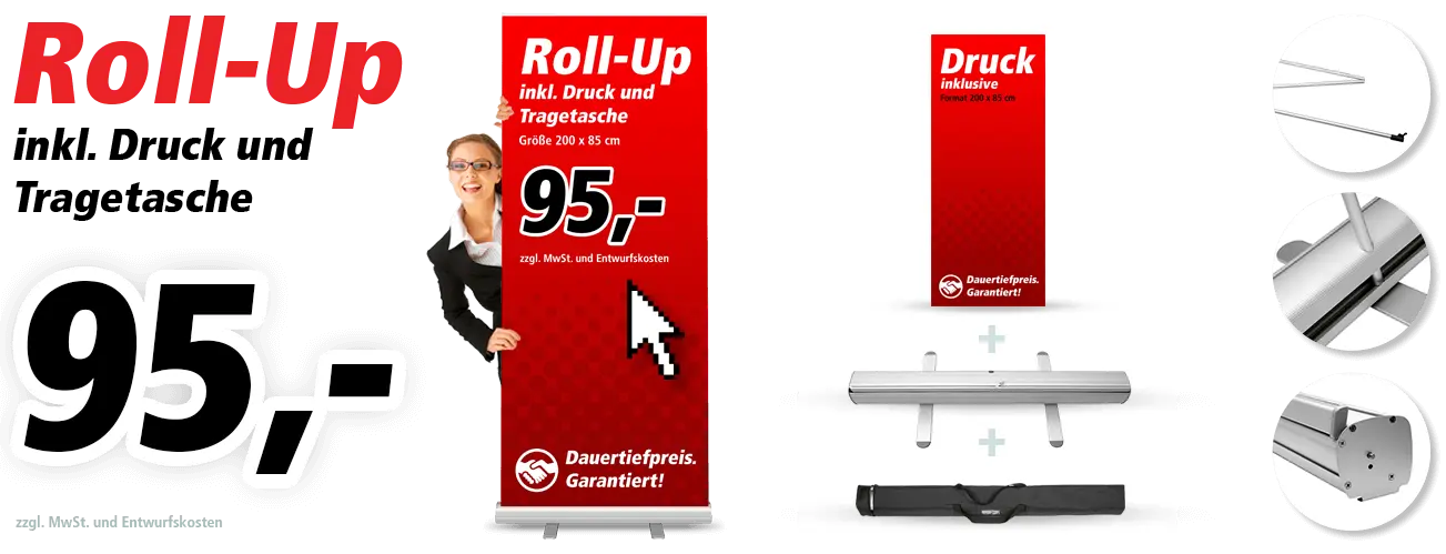 roll up aktionspreis rollup drucken