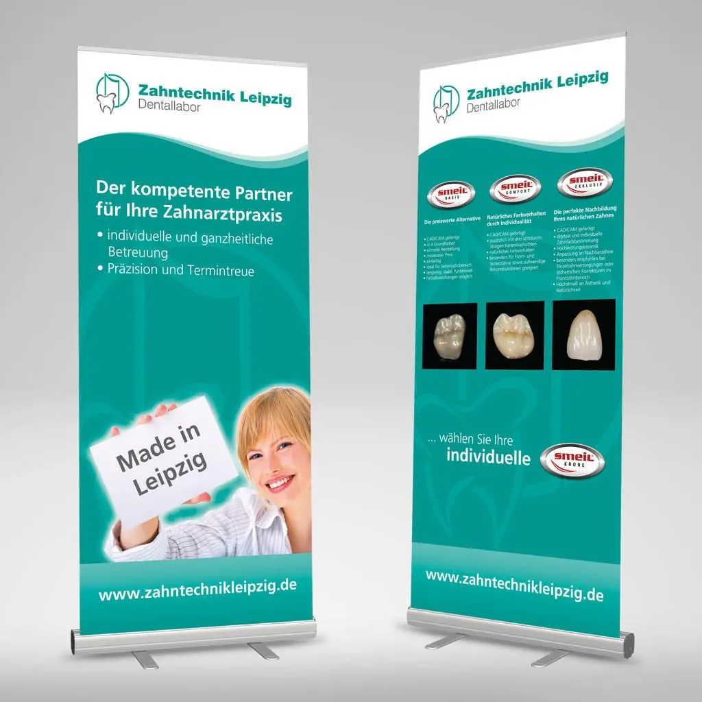 Rollup Banner zur Produktvermarktung Banner