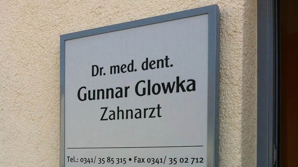Praxisschild für Zahnarzt Praxis Schild günstig