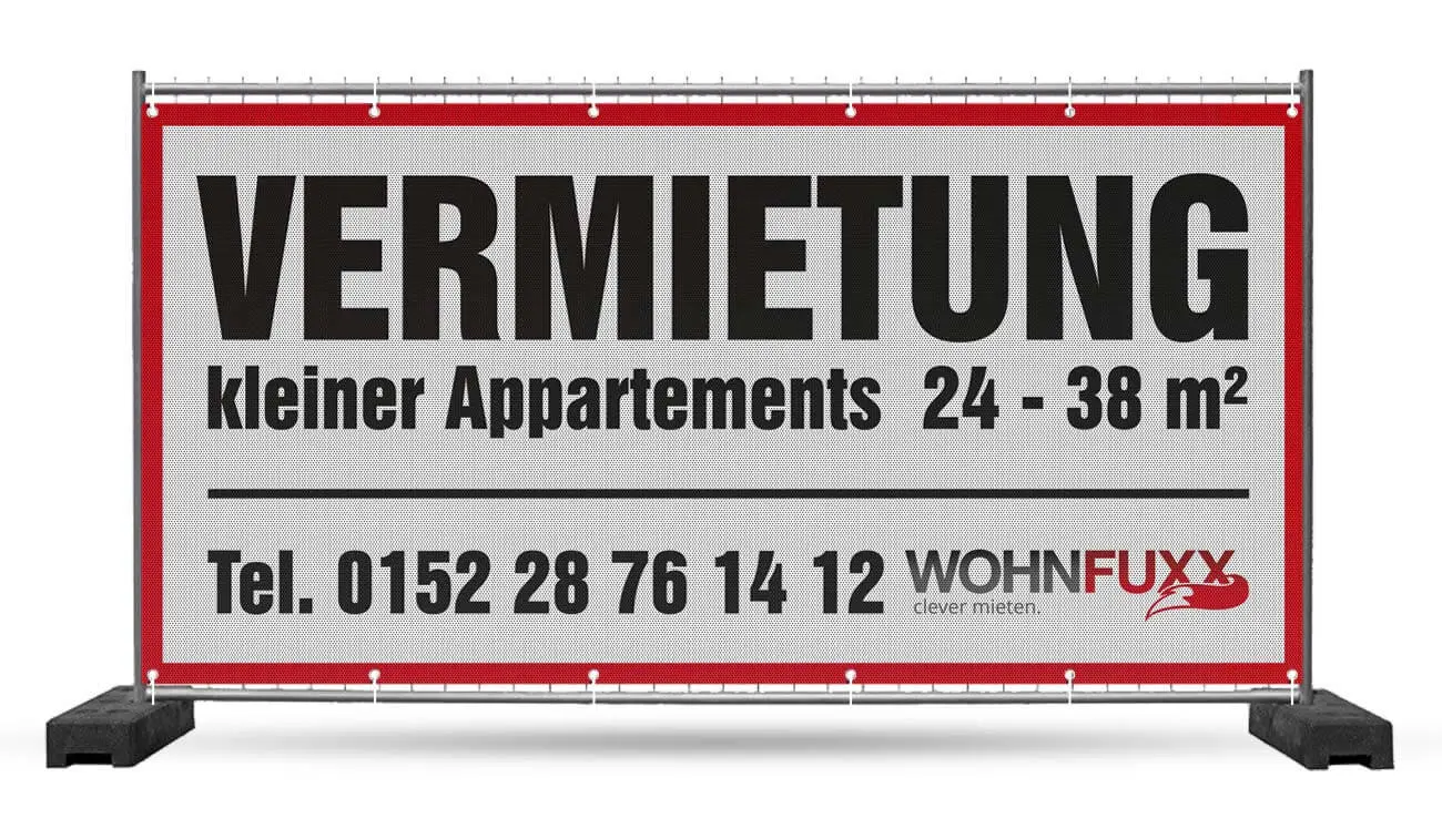 Bauzaunbanner für den Bauzaun mesh banner