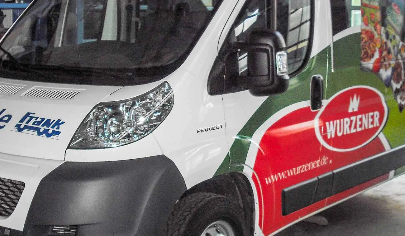 Transporterbeschriftung Digitaldruck