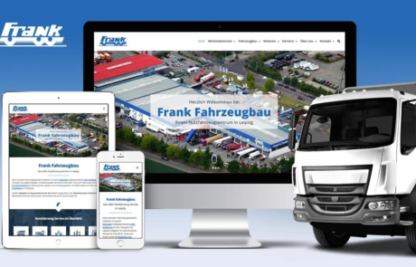 Webdesign Frank Fahrzeugbau Webdesign für Frank Fahrzeugbau