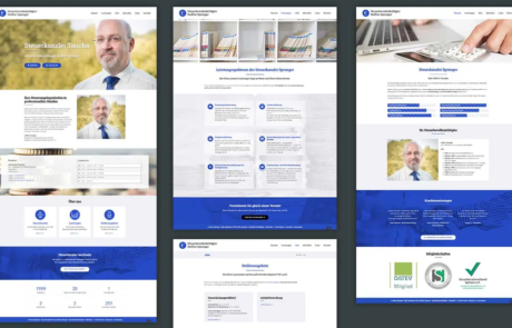 Homepage Design nach Corporate Design Richtlinien Homepage Design nach Corporate Design Vorgaben