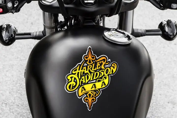 Motorradaufkleber Digitaldruck