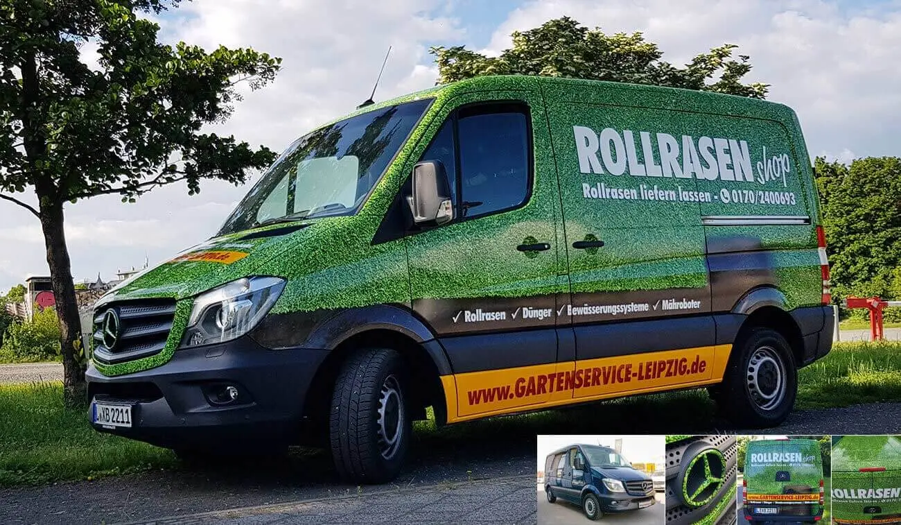 Transporterbeschriftung Mercedes Sprinter