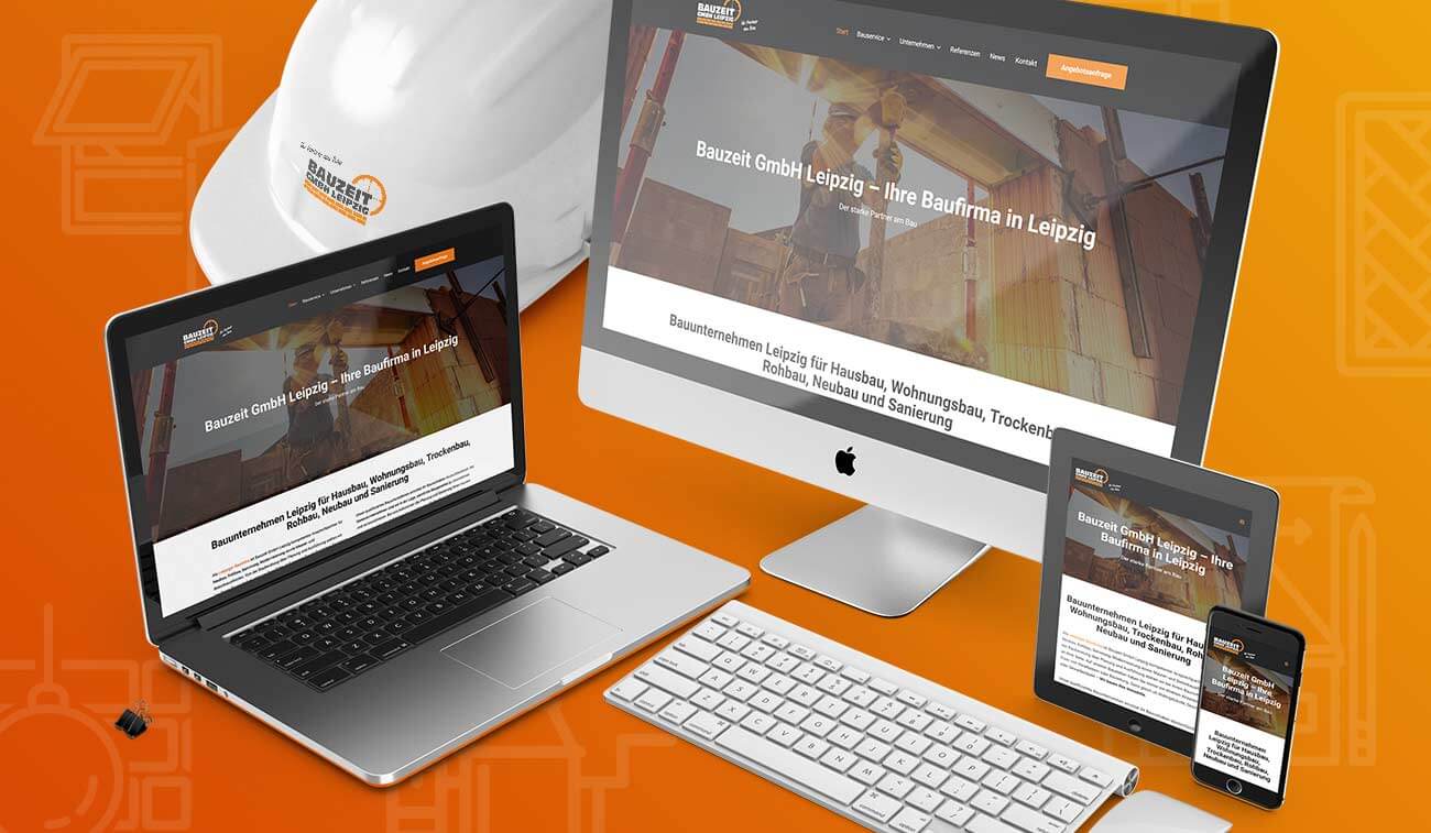 Homepage Bauunternehmen