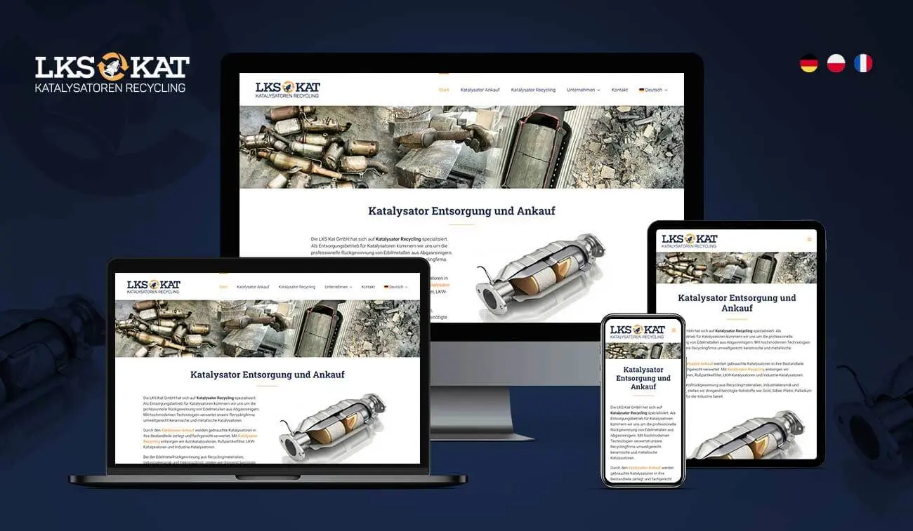 Webdesign KAT Recycling