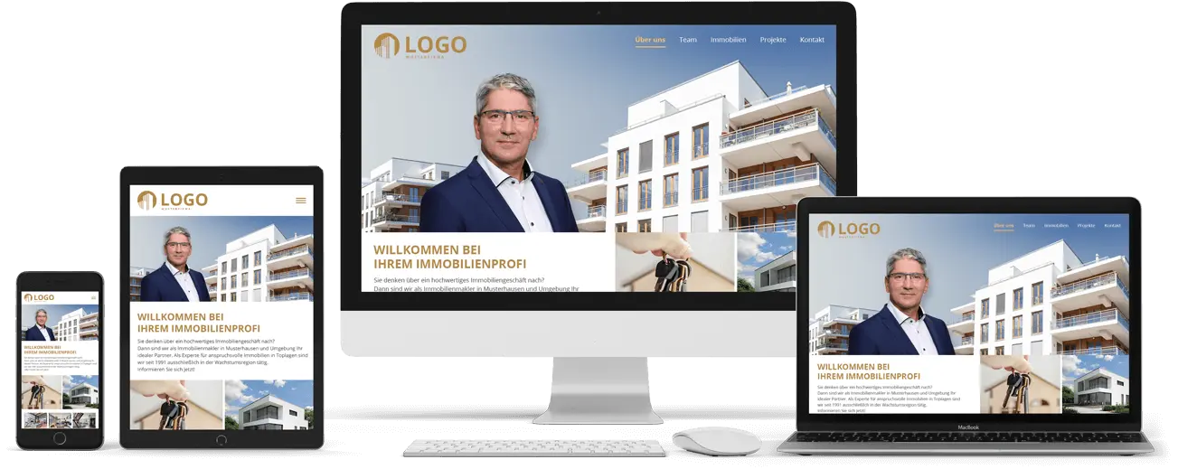 Website für Immobilienmakler
