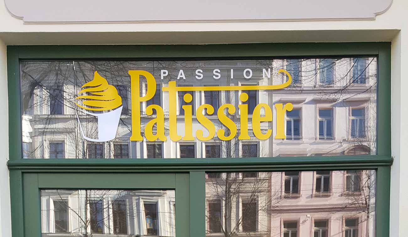 Schaufenster Werbung Schaufenster Folierung