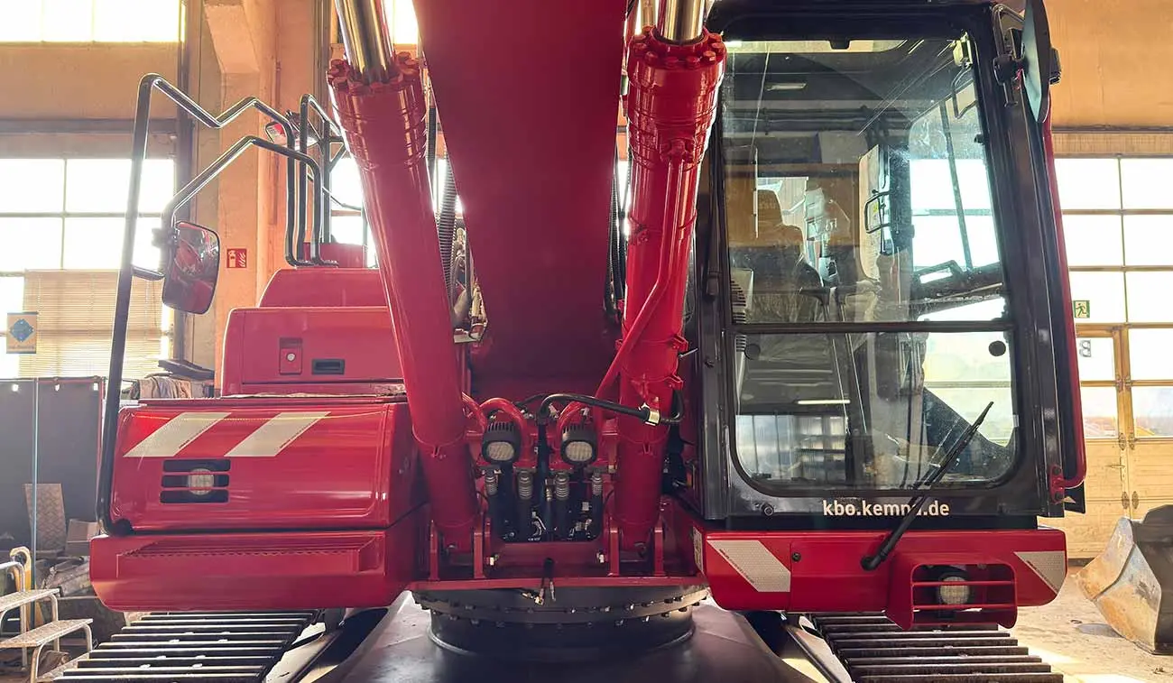 Warnmarkierungen nach DIN 30710 Warnmarkierung Baumaschine