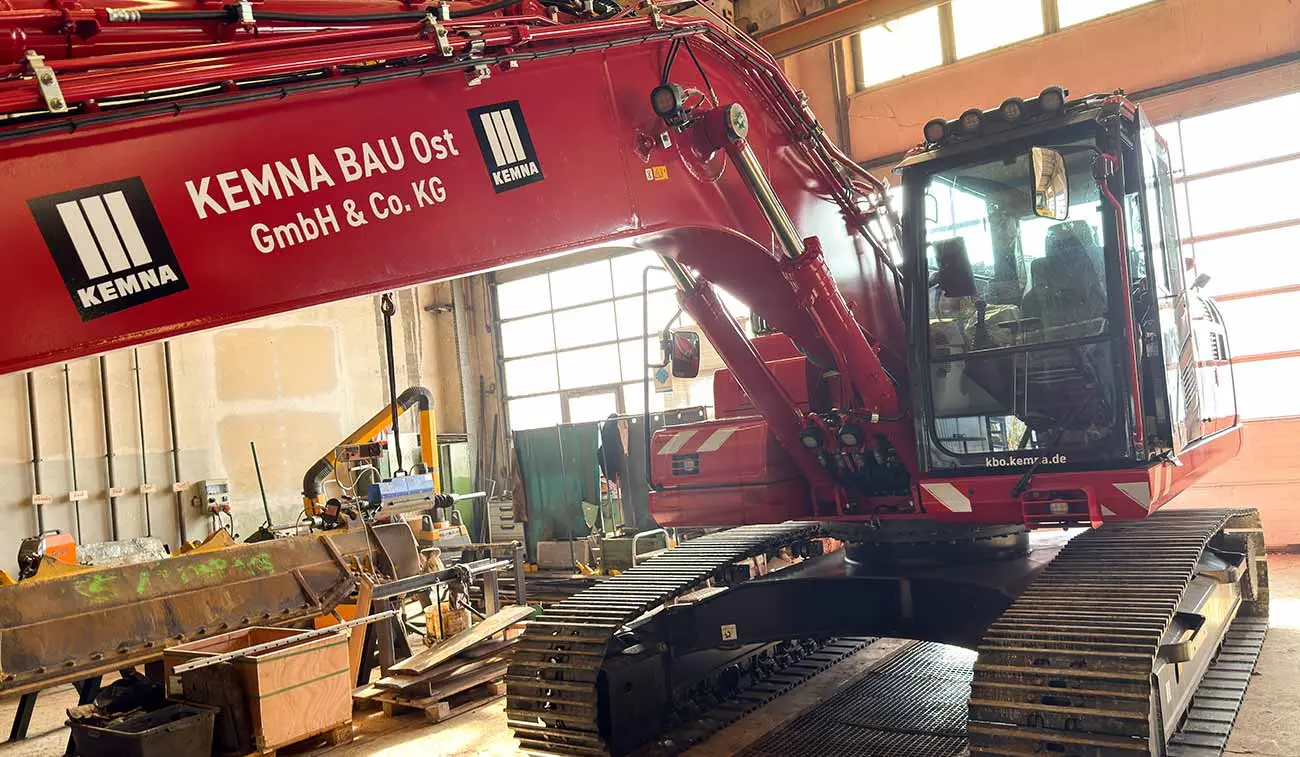 Baumaschinenbeschriftung