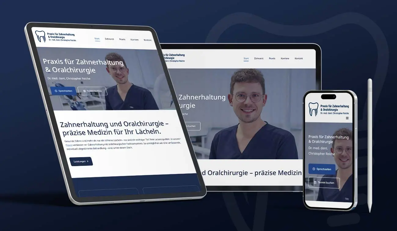 Praxiswebsite Zahnarzt
